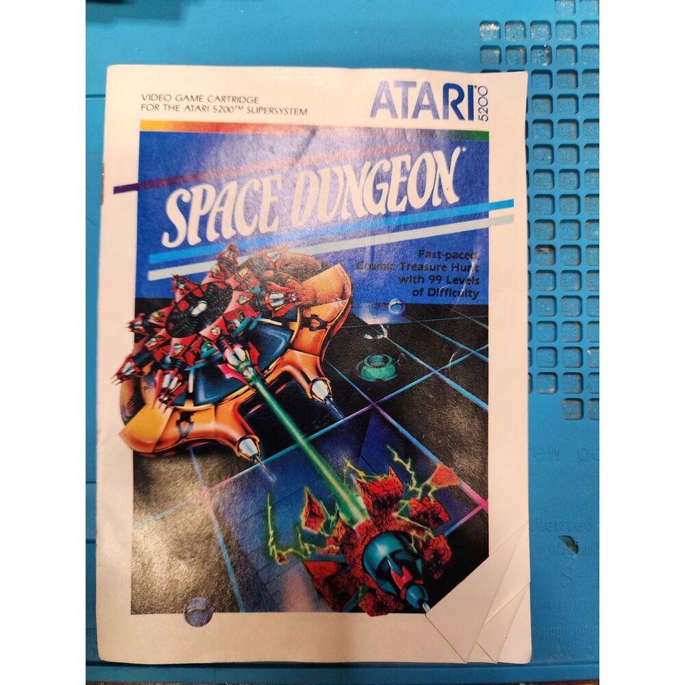 Space Dungeon for Atari 5200 Manual ONLY!
